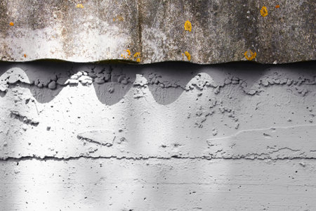 Grunge cement wall texture background with copy space for text or image.の写真素材
