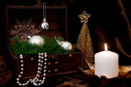 Christmas ornaments の写真素材