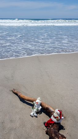 Beach Christmas celebration in the southern hemisphereの写真素材