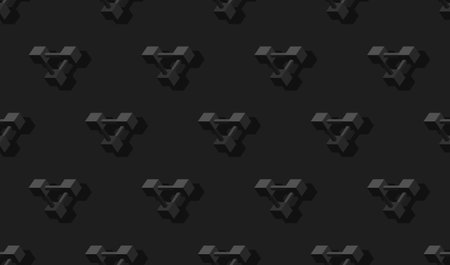 Black geometric background. Modern shape concept.