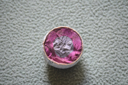 Inside of a golf ball
