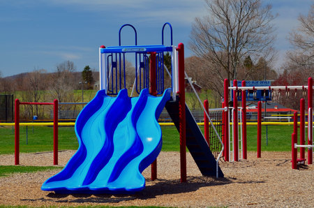 A slide in the park