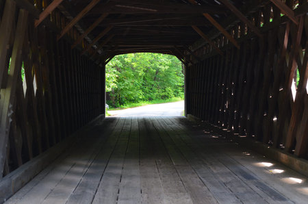Old covered bridge