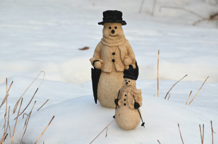 Snowmenの写真素材