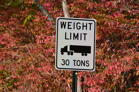 Weight limit sign