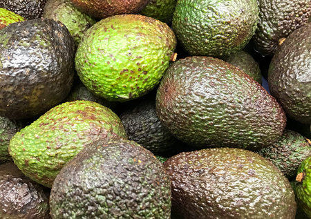 Avocado on the fresh market in Thailand.