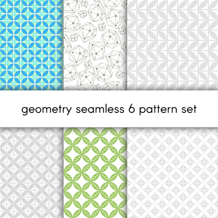 Seamless pattern set for wallpaper, textile, wrapping paper, webのイラスト素材