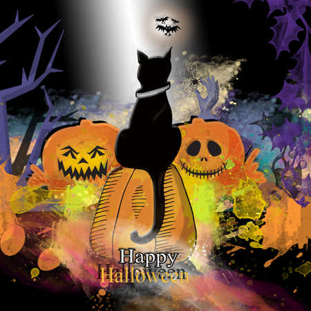 Happy Halloweenの写真素材