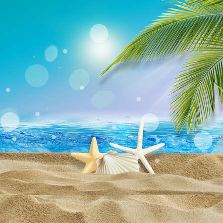 Summer beachの写真素材