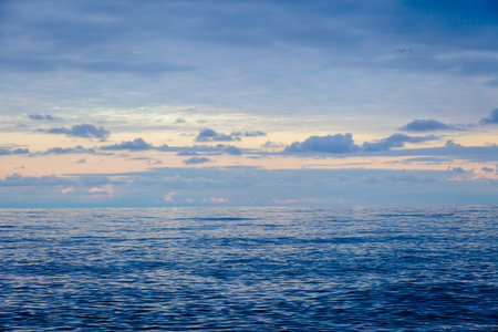 sea sky blue backgroundの写真素材