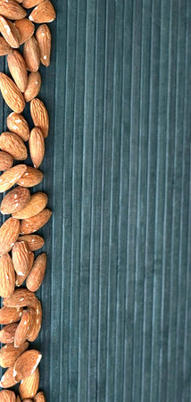 Healthy food  for background image close up almond nuts. Textureの写真素材