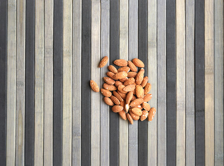 Healthy food  for background image close up almond nuts. Textureの写真素材
