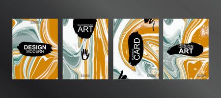 Packaging for sweets. Corporate identity for cooking. Culinary brochure, flyer. Bakery background. Trendy minimal futuristic designのイラスト素材