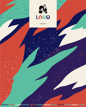 Minimal report design vector collection.のイラスト素材