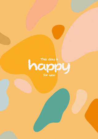 Modern colorful flow poster. Spot Liquid shape color background. Art design for your design projectの写真素材