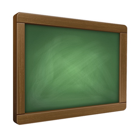 Illustration of a Chalkboard Tablet from a Dynamic Perspectiveの写真素材