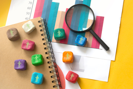 Business team building , Human Resource Management and Recruitment conceptの写真素材