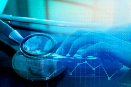 Medical Innovation and online healthcare consultation Serviceの写真素材