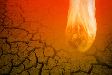 Global warming and climate change conceptの写真素材