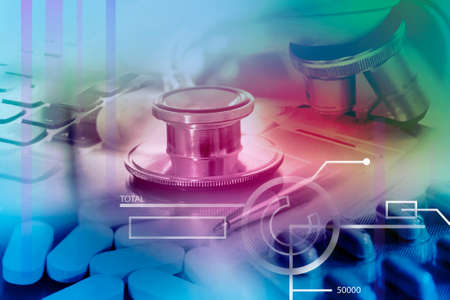 data analytics in healthcare business, medical service managementの写真素材