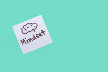 Concept of growth mindset,  motivation to develop yourselfの写真素材