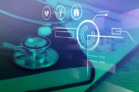 medical reseach and education for healthcare treatment developの写真素材