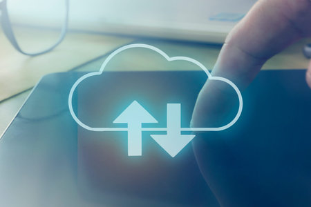 digital documents and data files sharing with cloud storage