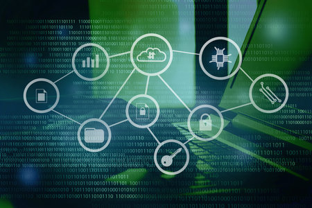 digital documents and data files sharing with cloud storage