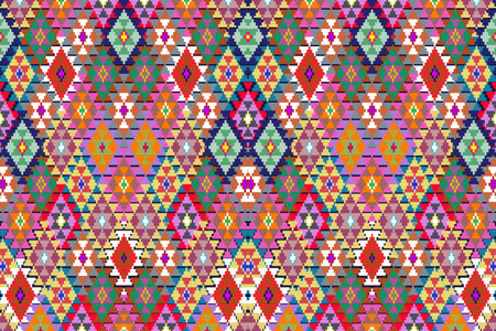 Geometric ethnic pattern traditional Design for...