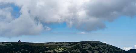 Giant mountain in Summer