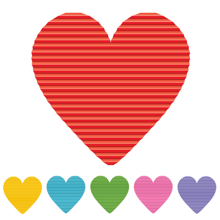 Heart illustrationのイラスト素材