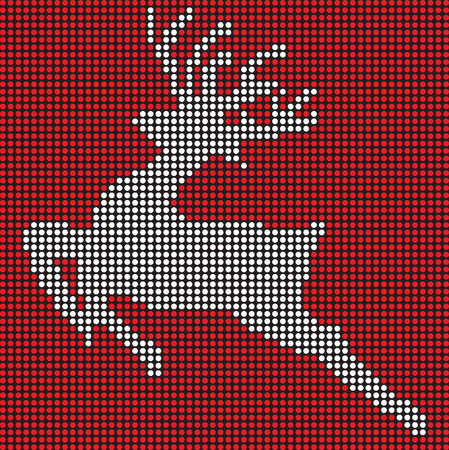 Christmas and deerのイラスト素材