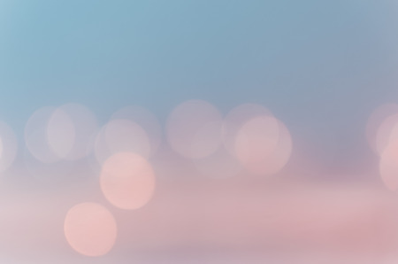 Defocused winter city night filtered bokeh abstract backgroundの写真素材