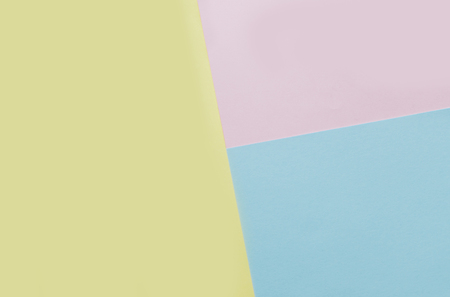 Pink, blue and yellow colors mock-upの写真素材