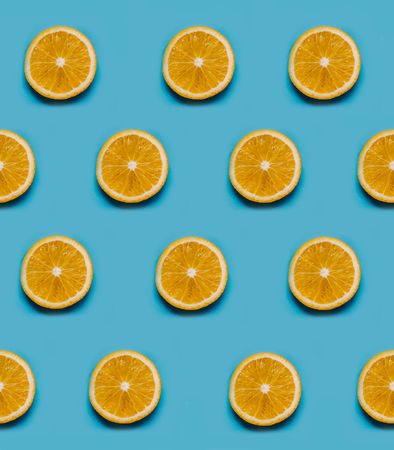 Fresh summer citrus on isolated backgroundの写真素材