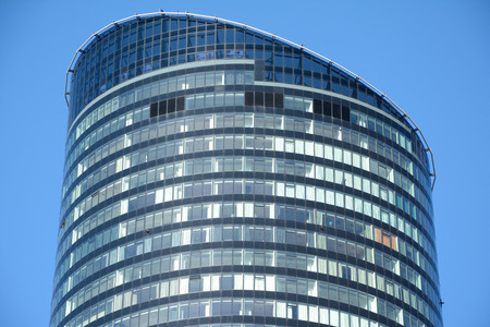 Wroclaw, Poland - June 5, 2015: Top of "Sky Tower" building in Wroclaw, Poland.のeditorial素材