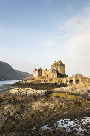 Eilean Donan Castle on Loch Duich in Scotland.のeditorial素材