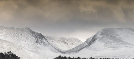 Lairig Ghru Pass in the Cairngorms.の写真素材