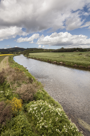 River Don in Aberdeenshire, Scotland.の写真素材