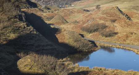 The Fairy Glen on the Isle of Skye in Scotland.の写真素材