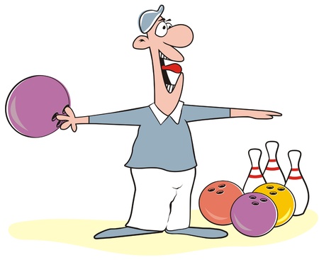figure-bowlingのイラスト素材