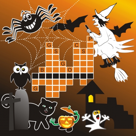 puzzle - halloweenのイラスト素材