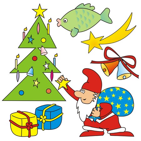 Merry Christmas - symbolsのイラスト素材