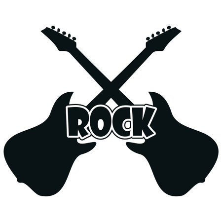 guitar - rockのイラスト素材