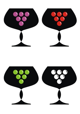 wine - gobletのイラスト素材