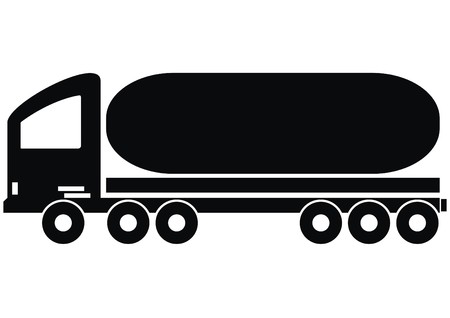 lorry - tank illustration のイラスト素材
