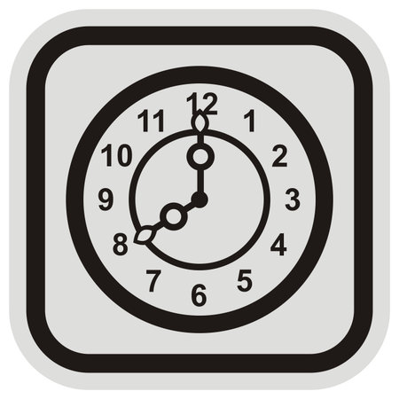 clock, frame