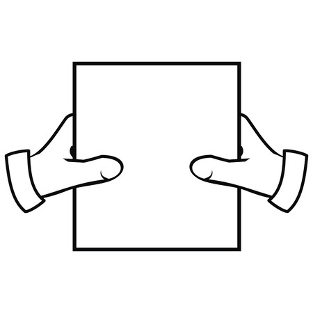 hands and ticketのイラスト素材