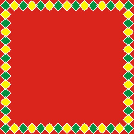 red borderのイラスト素材