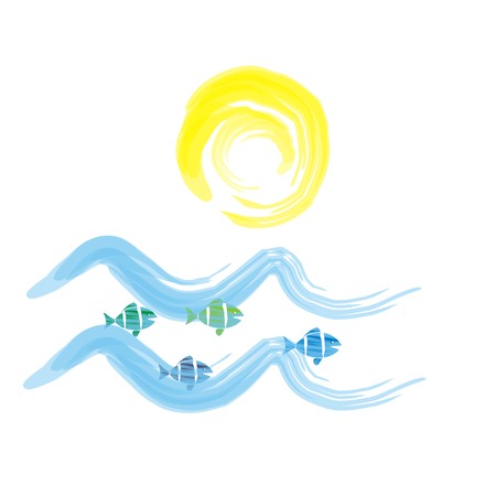sea, vector iconのイラスト素材